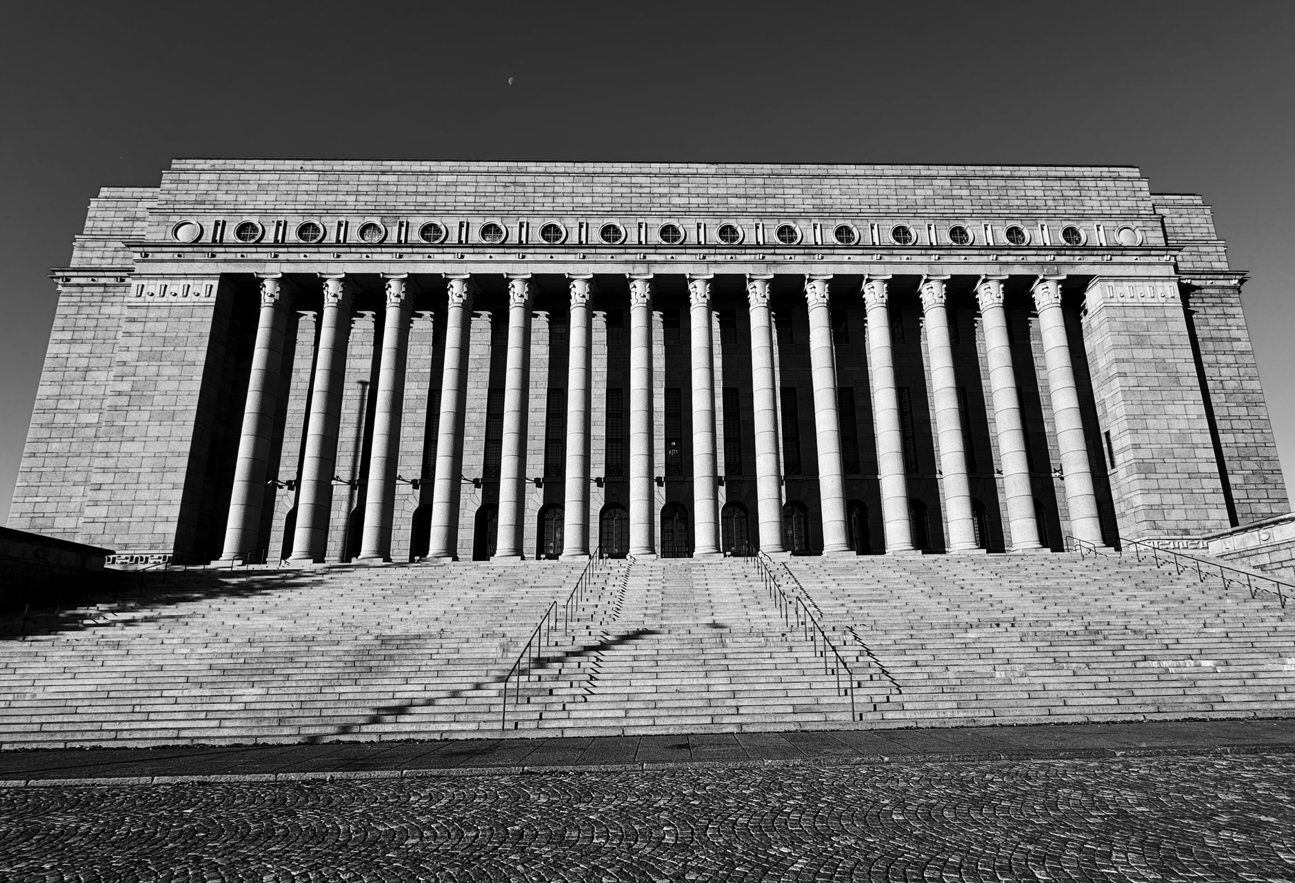 Parlamentsgebäude in Helsinki.