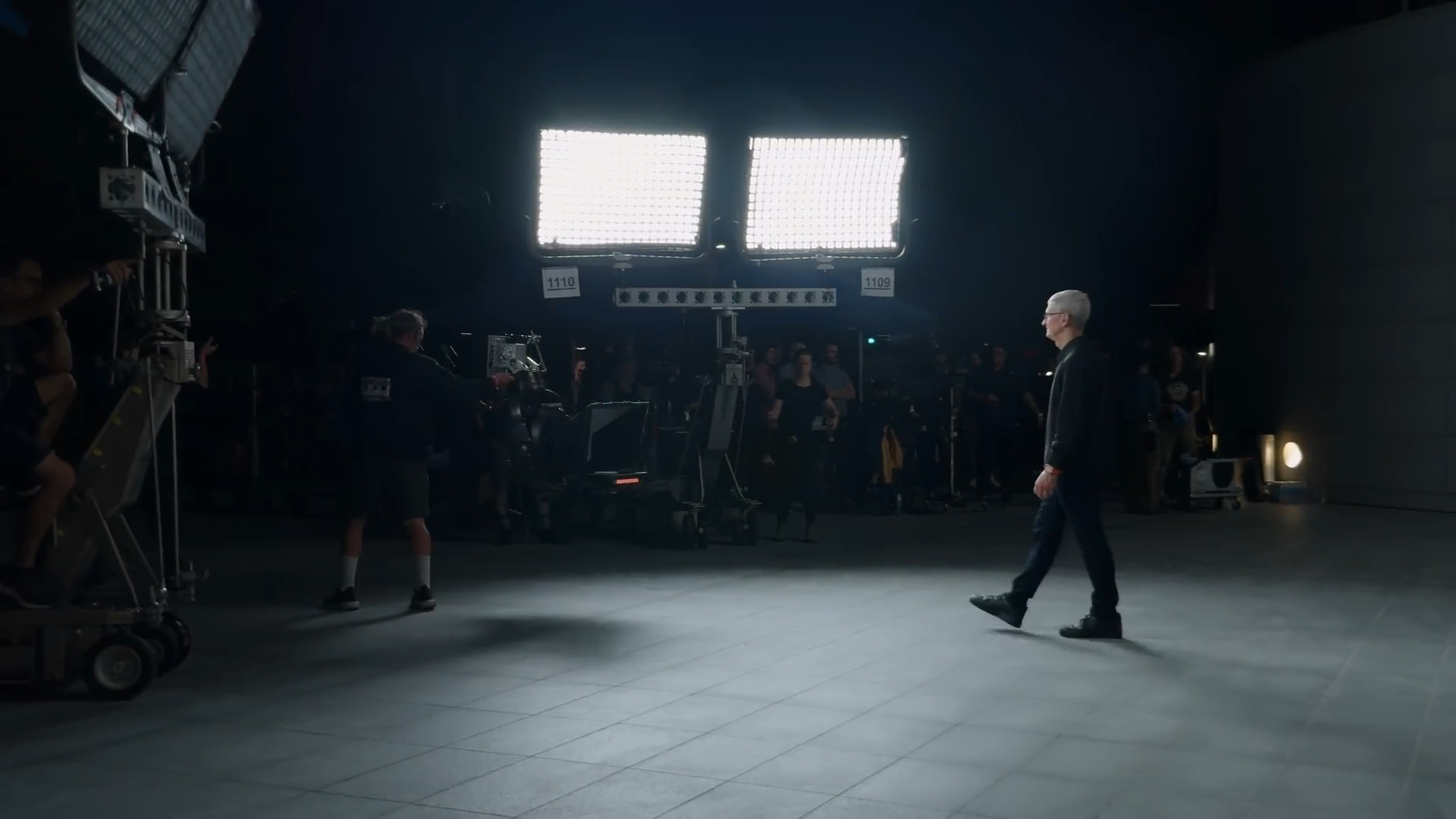 Screenshot aus Apples „Behind-the-Scene“-Video. 