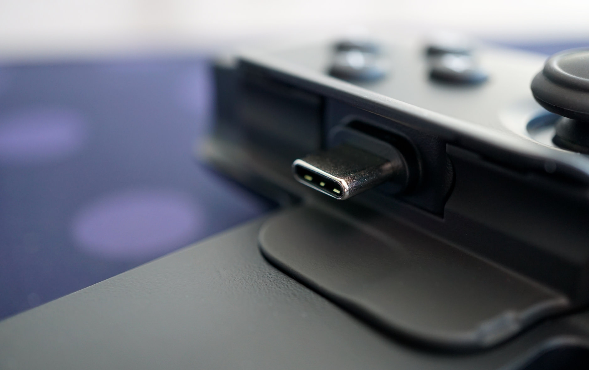 USB-C-Anschluss des Backbone-Controllers