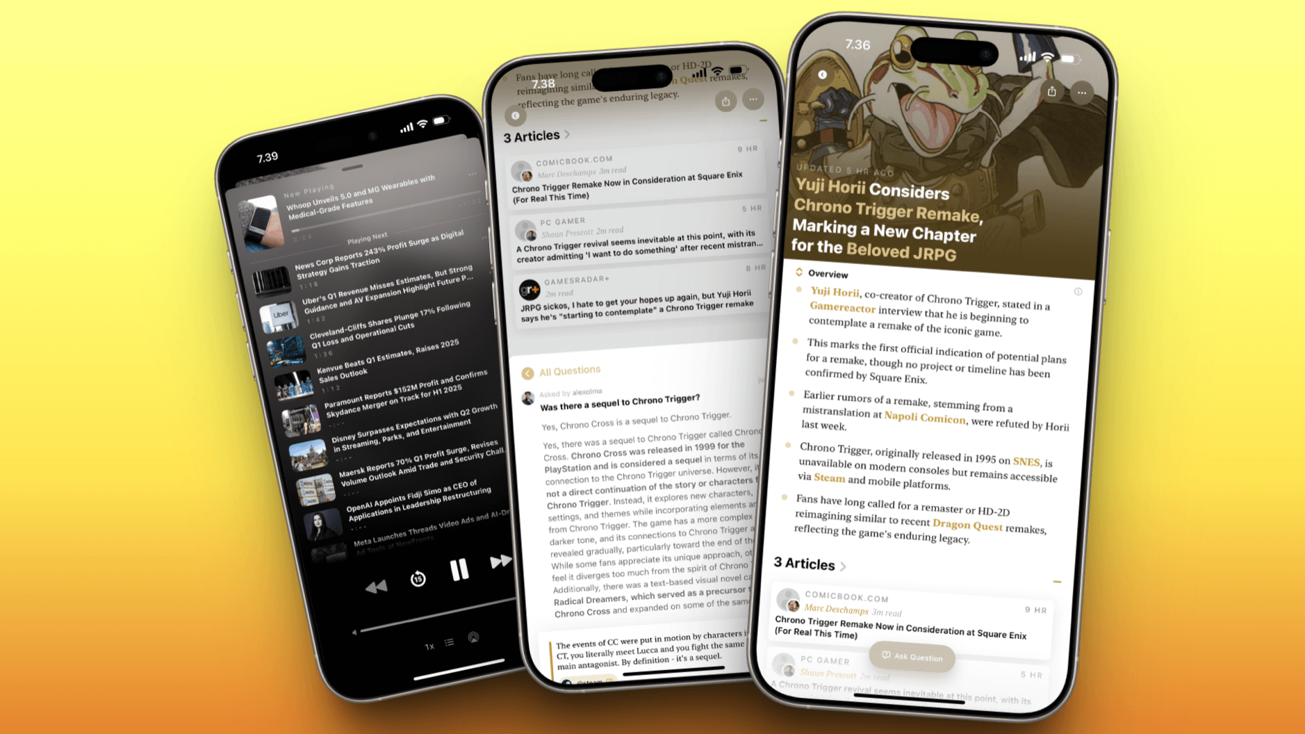 Particle.news startet im Browser