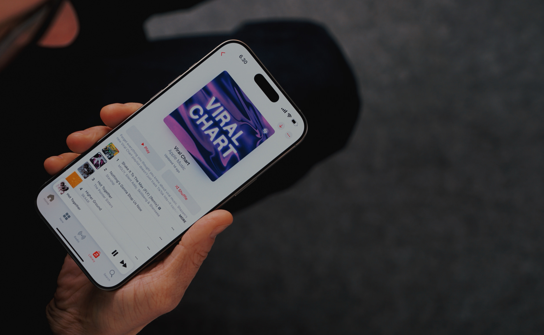 „Shazam Global Viral“ als Apple-Music-Playlist